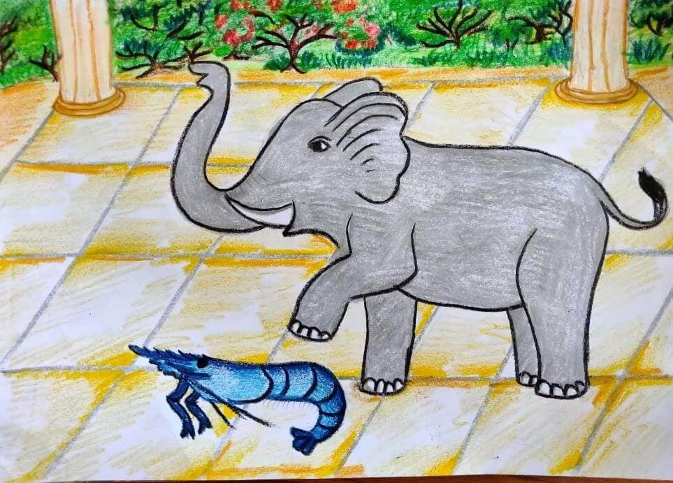 চিংড়ির সাজা